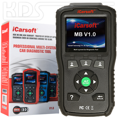 iCarsoft MB V1.0 für Mercedes / Smart / Sprinter - in SCHWARZ